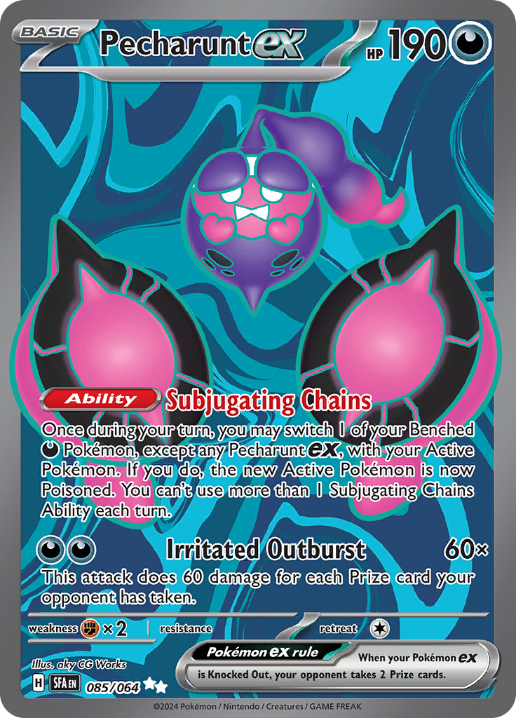 Pecharunt ex - #85/64 - Pokémon Scarlet & Violet - Shrouded Fable