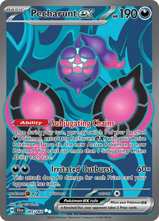 Pecharunt ex - #85/64 - Pokémon Scarlet & Violet - Shrouded Fable