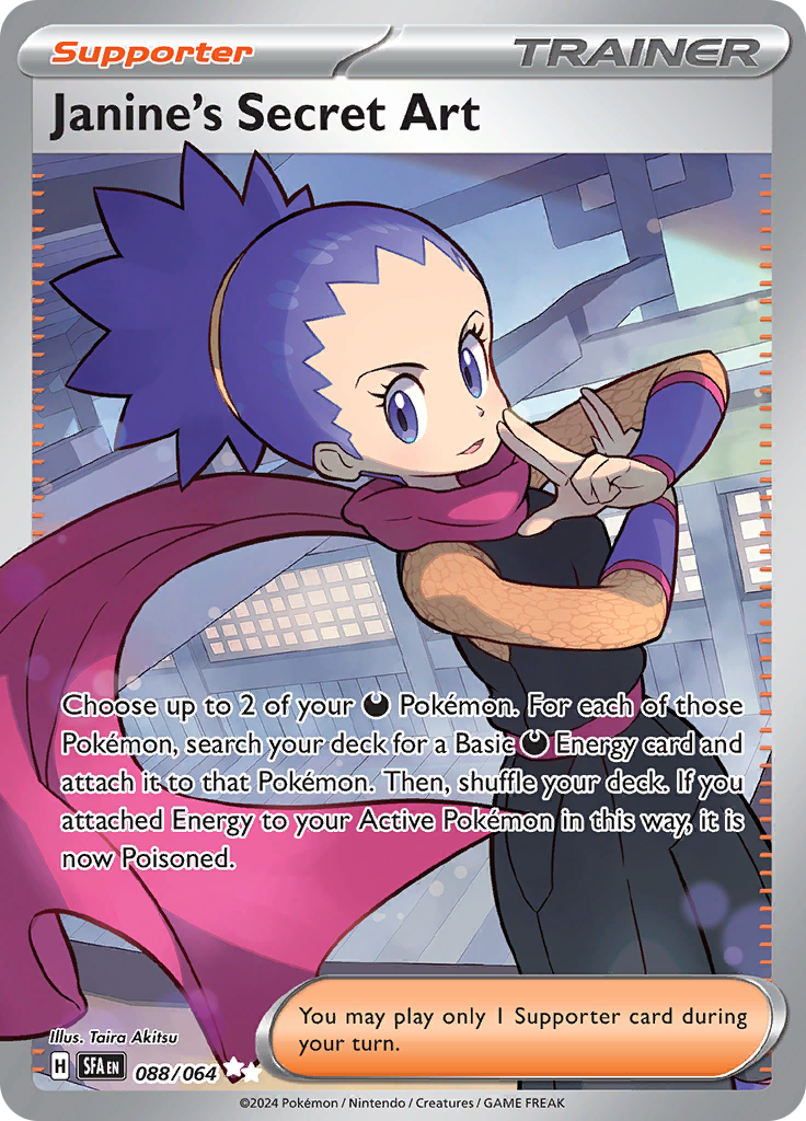 Janine's Secret Art - #88/64 - Pokémon Scarlet & Violet - Shrouded Fable