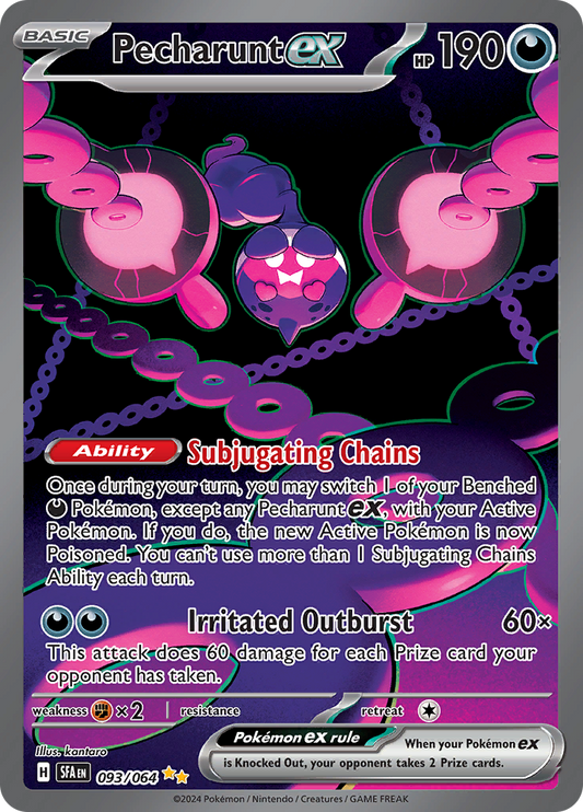 Pecharunt ex - #93/64 - Pokémon Scarlet & Violet - Shrouded Fable