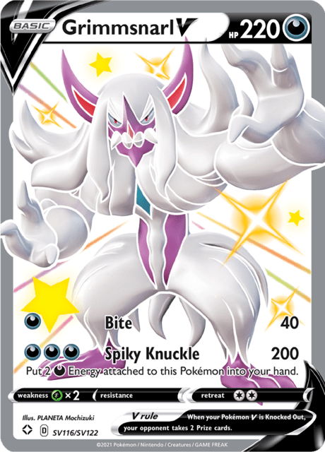 Grimmsnarl V - #SV116/SV122 - Pokémon Sword & Shield - Shining Fates