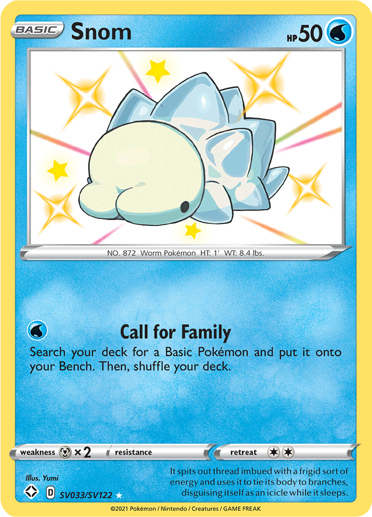 Snom - #SV33/SV122 - Pokémon Sword & Shield - Shining Fates