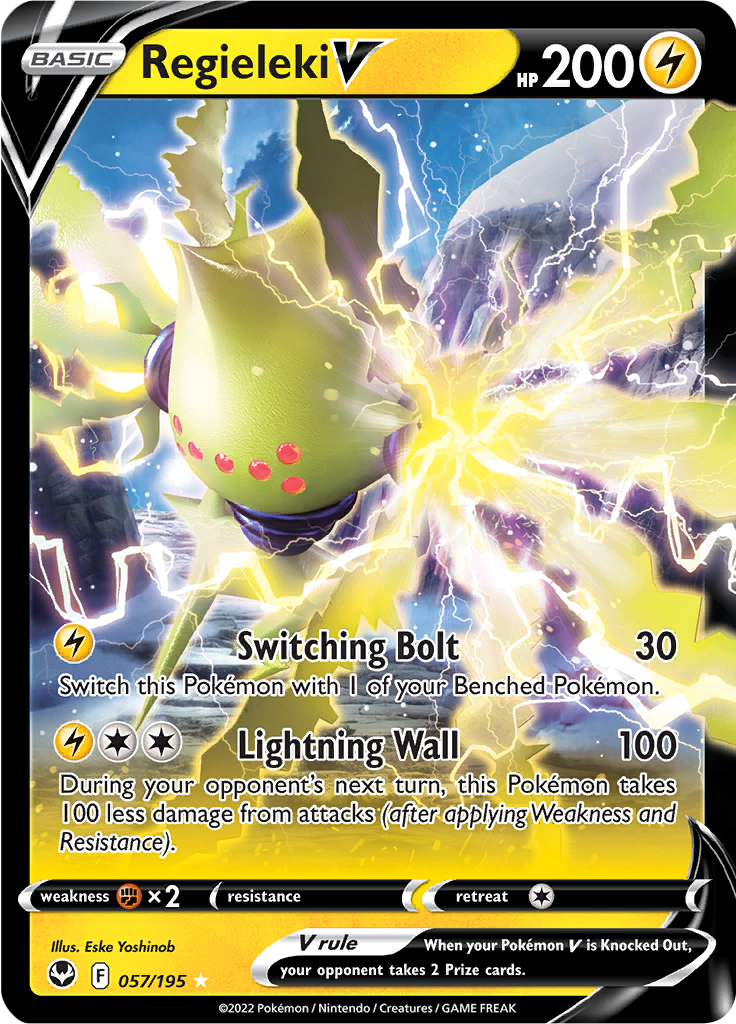 Regieleki V - #57/195 - Pokémon Sword & Shield - Silver Tempest