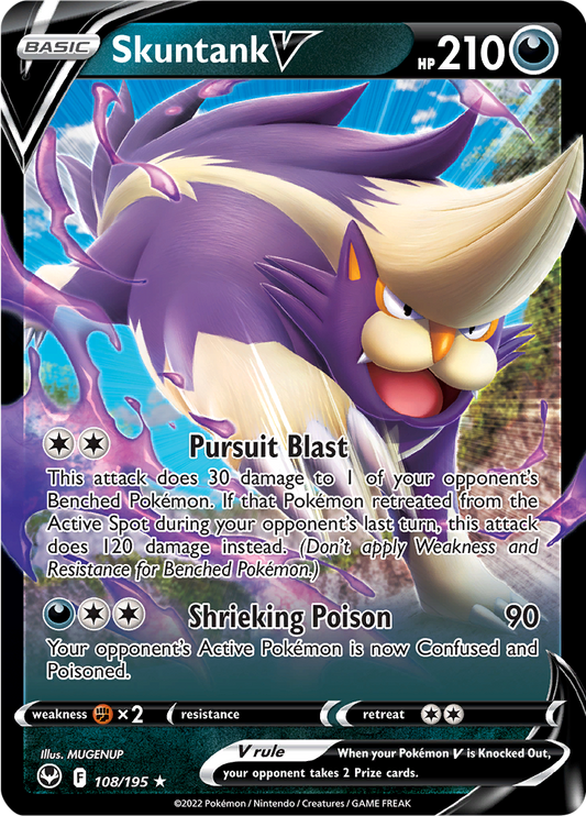 Skuntank - #108/195 - Pokémon Sword & Shield - Silver Tempest