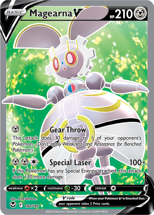 Magearna V - #182/195 - Pokémon Sword & Shield - Silver Tempest