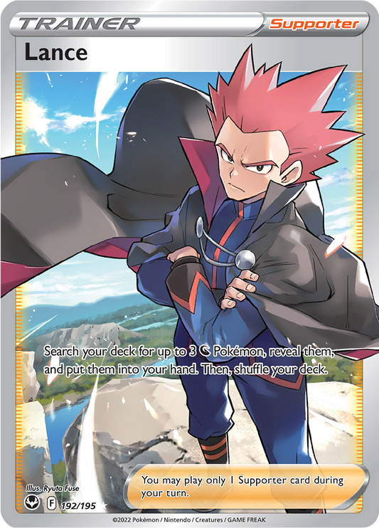 Lance - #192/195 - Pokémon Sword & Shield - Silver Tempest
