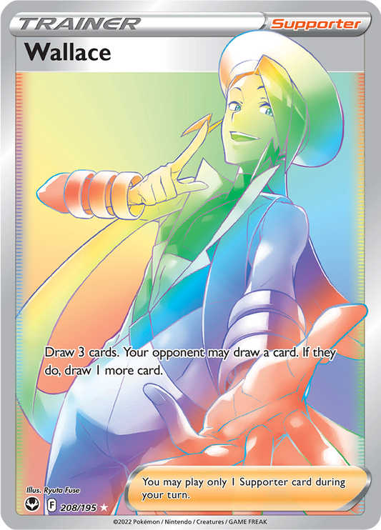 Wallace - #208/195 - Pokémon Sword & Shield - Silver Tempest