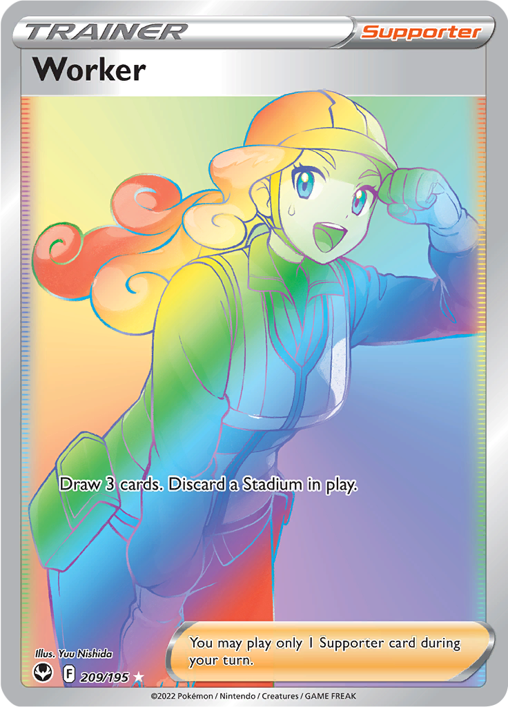 Worker - #209/195 - Pokémon Sword & Shield - Silver Tempest