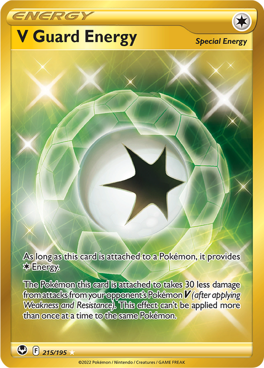 V Guard Energy - #215/195 - Pokémon Sword & Shield - Silver Tempest