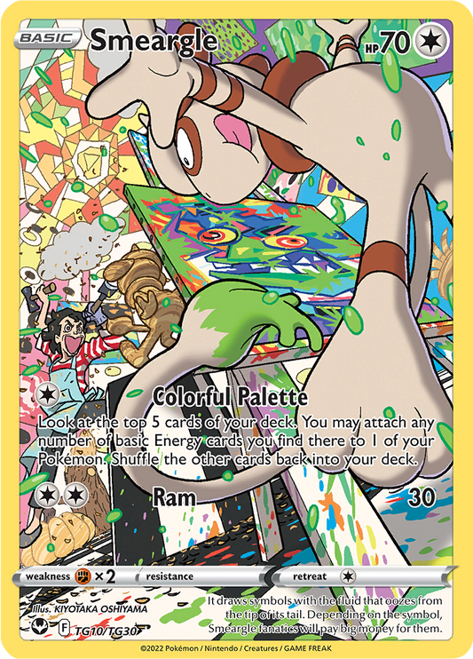 Smeargle - #TG10/TG30 - Pokémon Sword & Shield - Silver Tempest