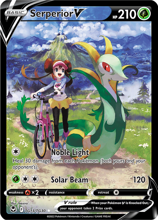 Serperior V - #TG13/TG30 - Pokémon Sword & Shield - Silver Tempest