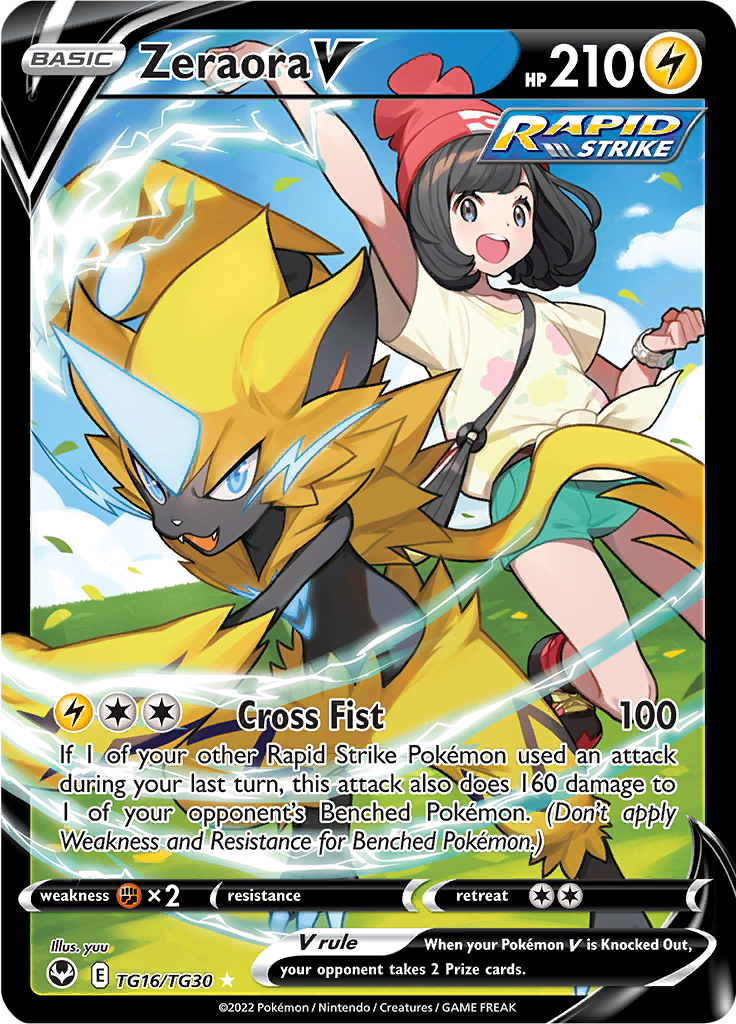 Zeraora V - #TG16/TG30 - Pokémon Sword & Shield - Silver Tempest