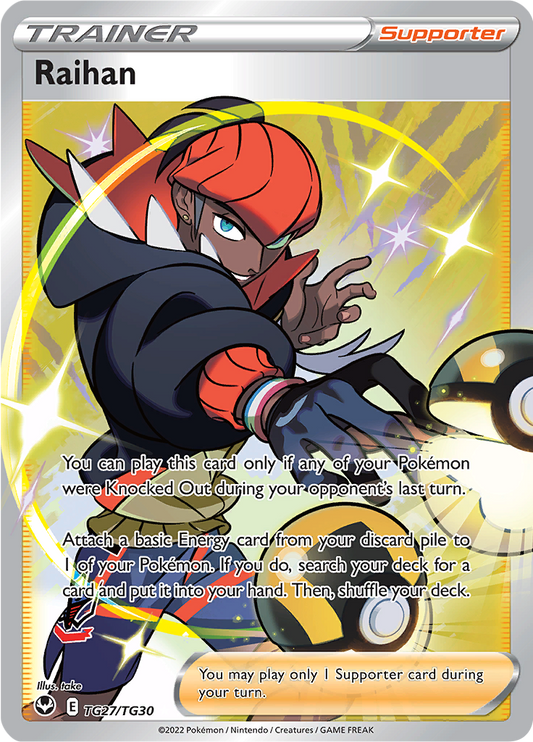 Raihan - #TG27/TG30 - Pokémon Sword & Shield - Silver Tempest