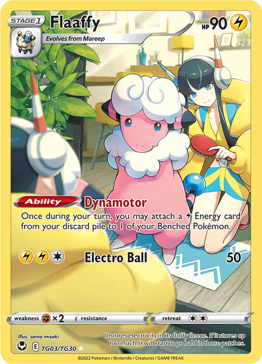 Flaaffy - #TG3/TG30 - Pokémon Sword & Shield - Silver Tempest