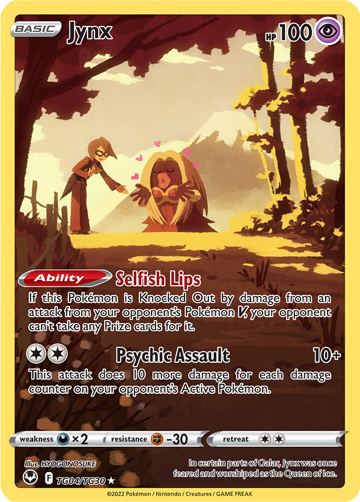 Jynx - #TG4/TG30 - Pokémon Sword & Shield - Silver Tempest