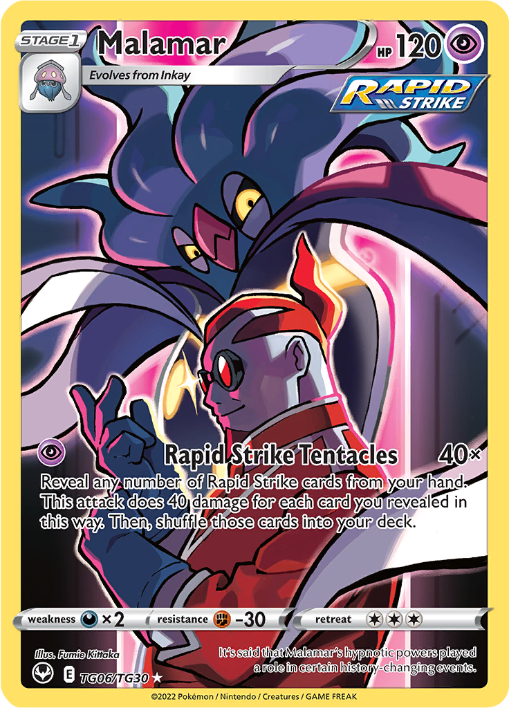 Malamar - #TG6/TG30 - Pokémon Sword & Shield - Silver Tempest