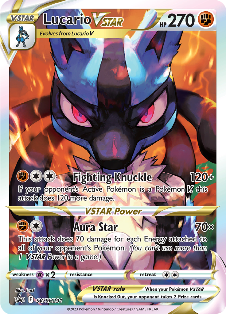 Lucario VSTAR - #SWSH291 - Pokémon Sword & Shield - Promo