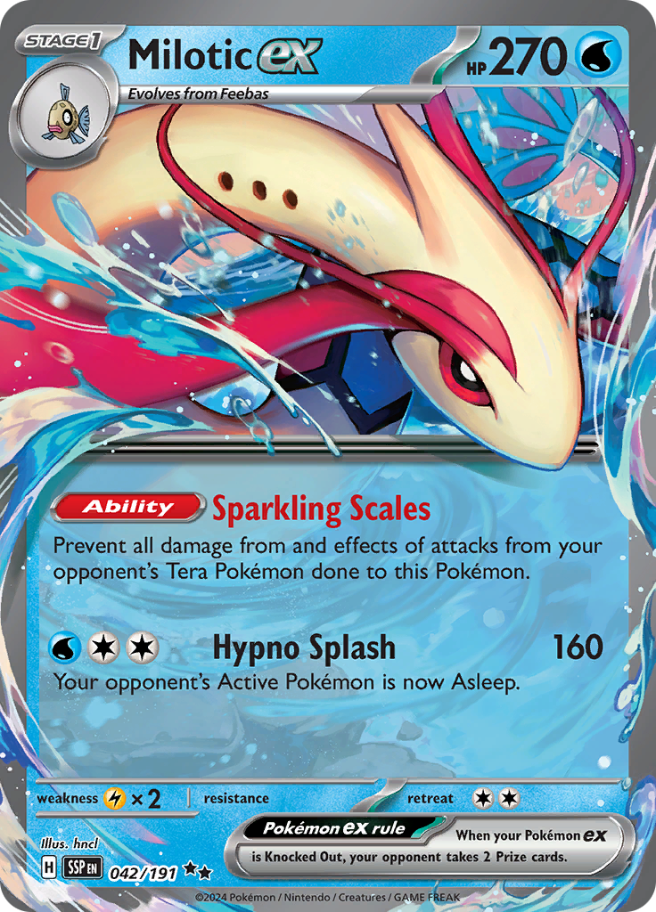 Milotic ex - #42/191 - Pokémon Scarlet & Violet - Surging Sparks