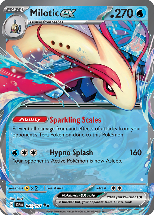 Milotic ex - #42/191 - Pokémon Scarlet & Violet - Surging Sparks