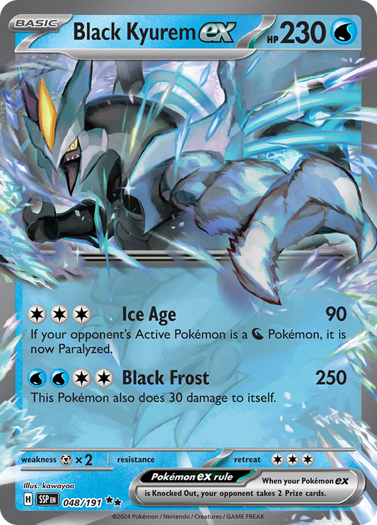 Black Kyurem ex - #48/191 - Pokémon Scarlet & Violet - Surging Sparks