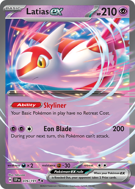Latias ex - #76/191 - Pokémon Scarlet & Violet - Surging Sparks