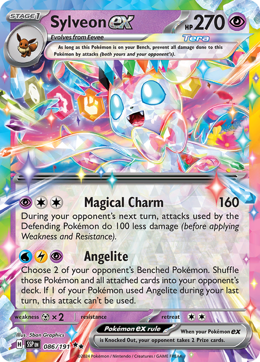 Sylveon ex - #86/191 - Pokémon Scarlet & Violet - Surging Sparks