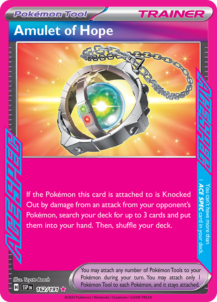 Amulet of Hope - #162/191 - Pokémon Scarlet & Violet - Surging Sparks