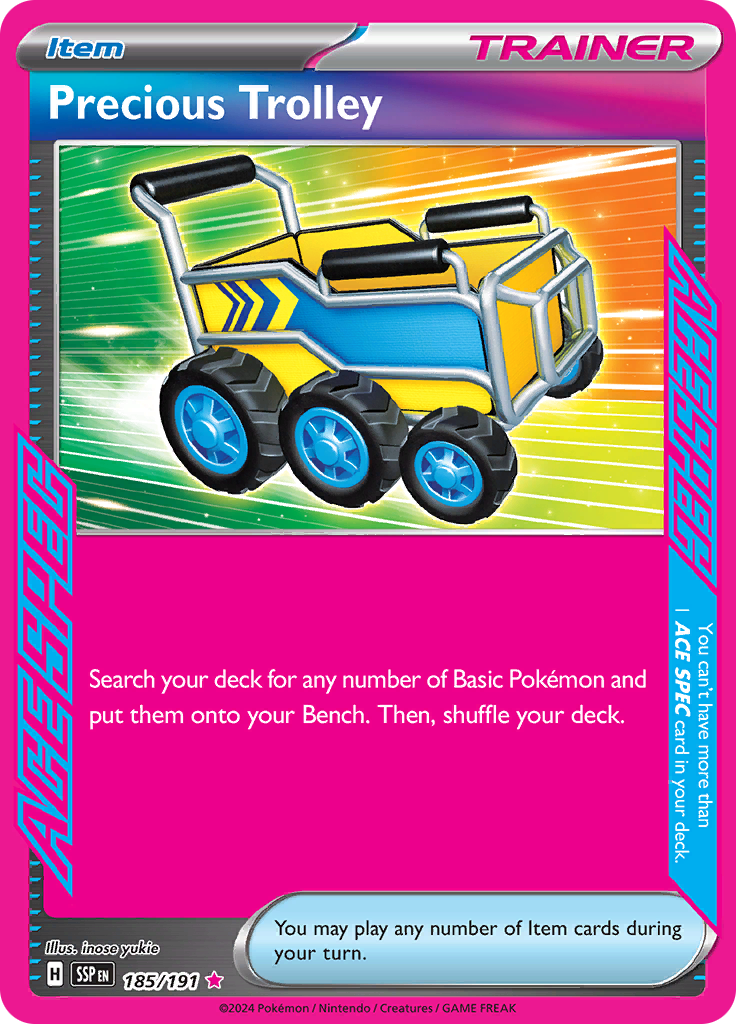 Precious Trolley - #185/191 - Pokémon Scarlet & Violet - Surging Sparks