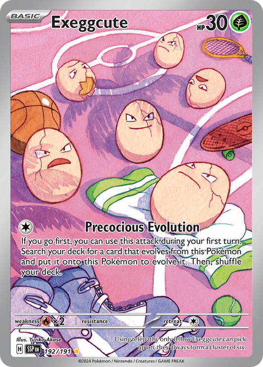 Exeggcute - #192/191 - Pokémon Scarlet & Violet - Surging Sparks