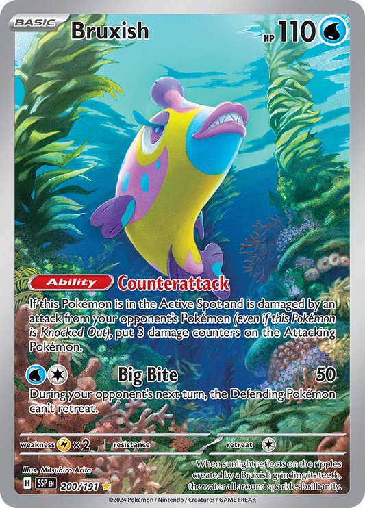 Bruxish - #200/191 - Pokémon Scarlet & Violet - Surging Sparks