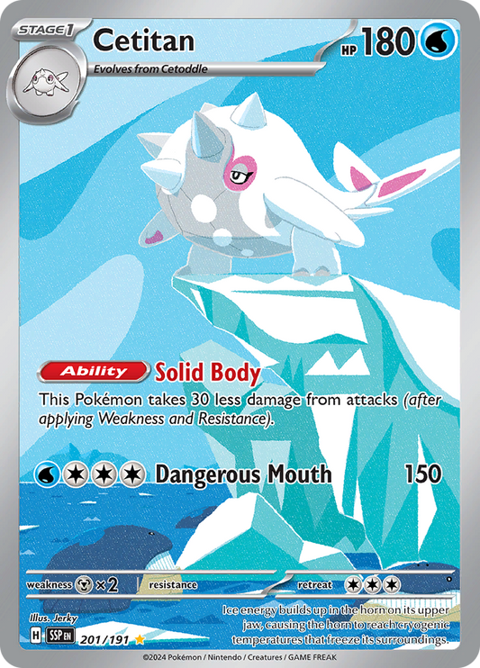 Cetitan - #201/191 - Pokémon Scarlet & Violet - Surging Sparks