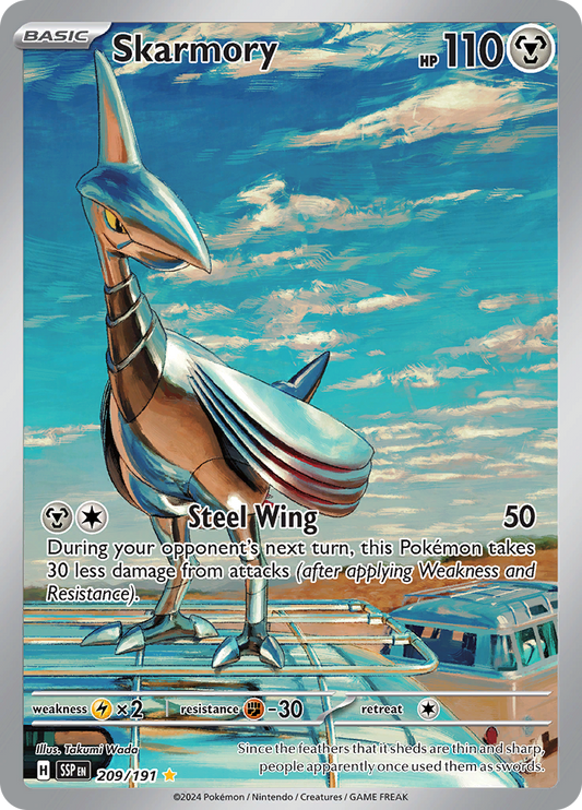 Skarmory - #209/191 - Pokémon Scarlet & Violet - Surging Sparks