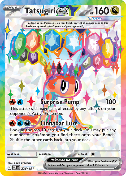 Tatsugiri ex - #226/191 - Pokémon Scarlet & Violet - Surging Sparks