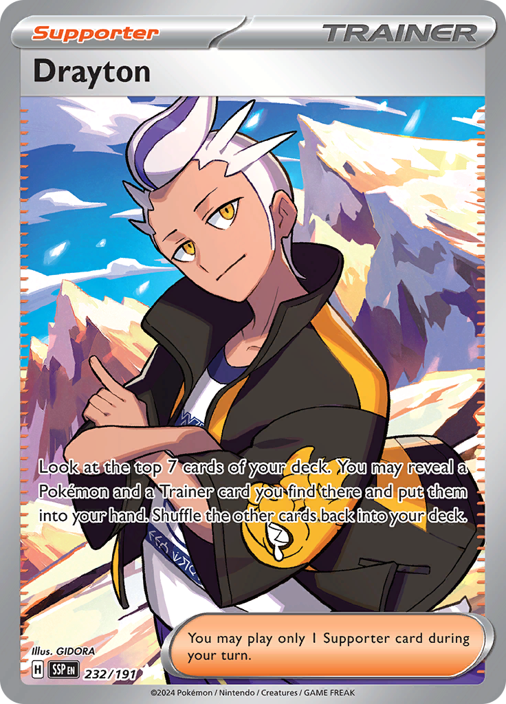 Drayton - #232/191 - Pokémon Scarlet & Violet - Surging Sparks