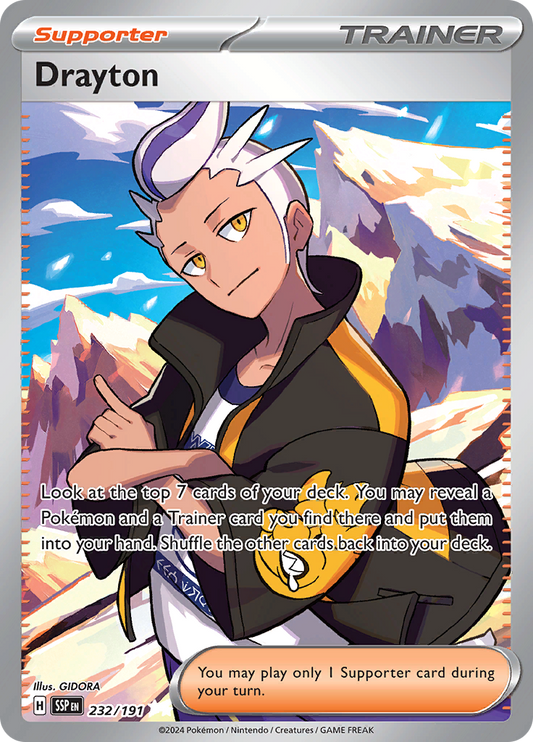 Drayton - #232/191 - Pokémon Scarlet & Violet - Surging Sparks