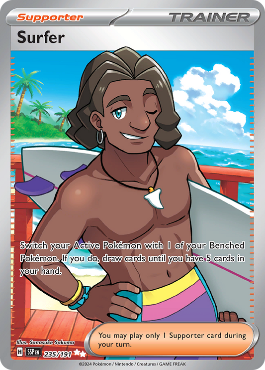Surfer - #235/191 - Pokémon Scarlet & Violet - Surging Sparks