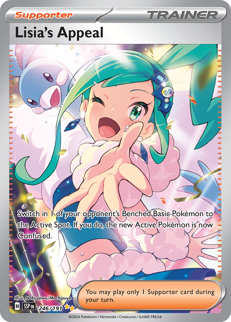 Lisia's Appeal - #246/191 - Pokémon Scarlet & Violet - Surging Sparks