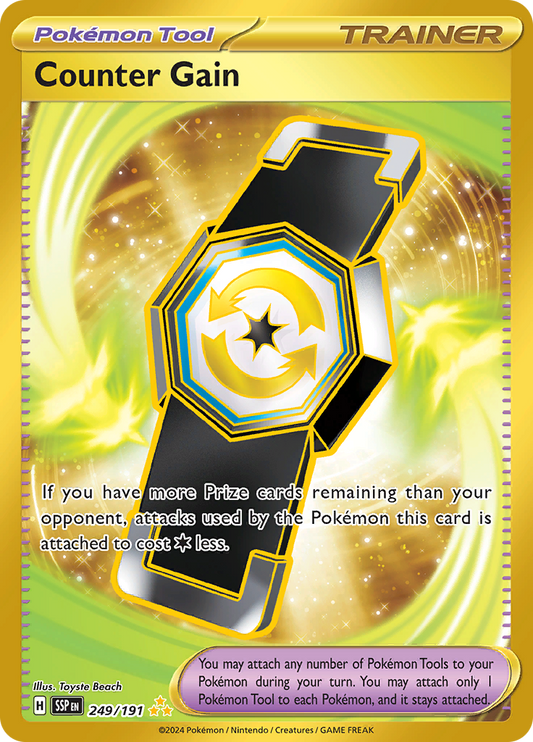 Counter Gain - #249/191 - Pokémon Scarlet & Violet - Surging Sparks