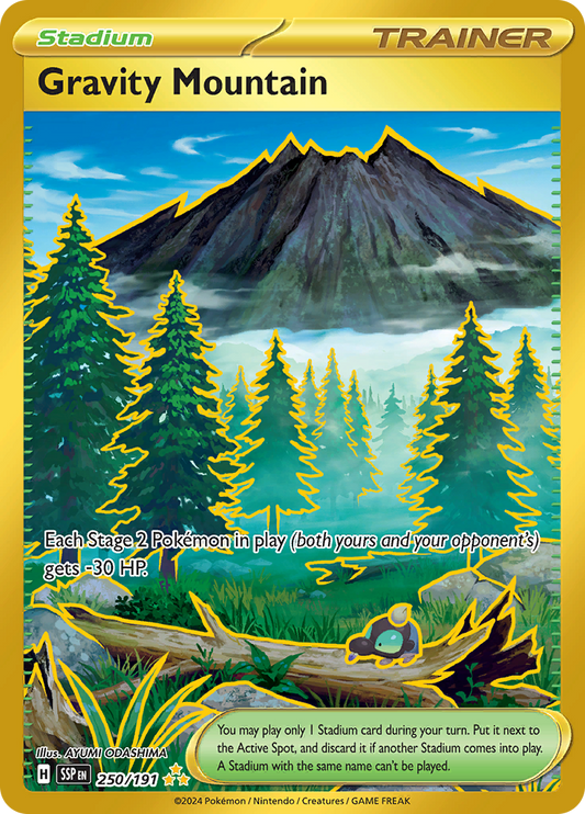 Gravity Mountain - #250/191 - Pokémon Scarlet & Violet - Surging Sparks