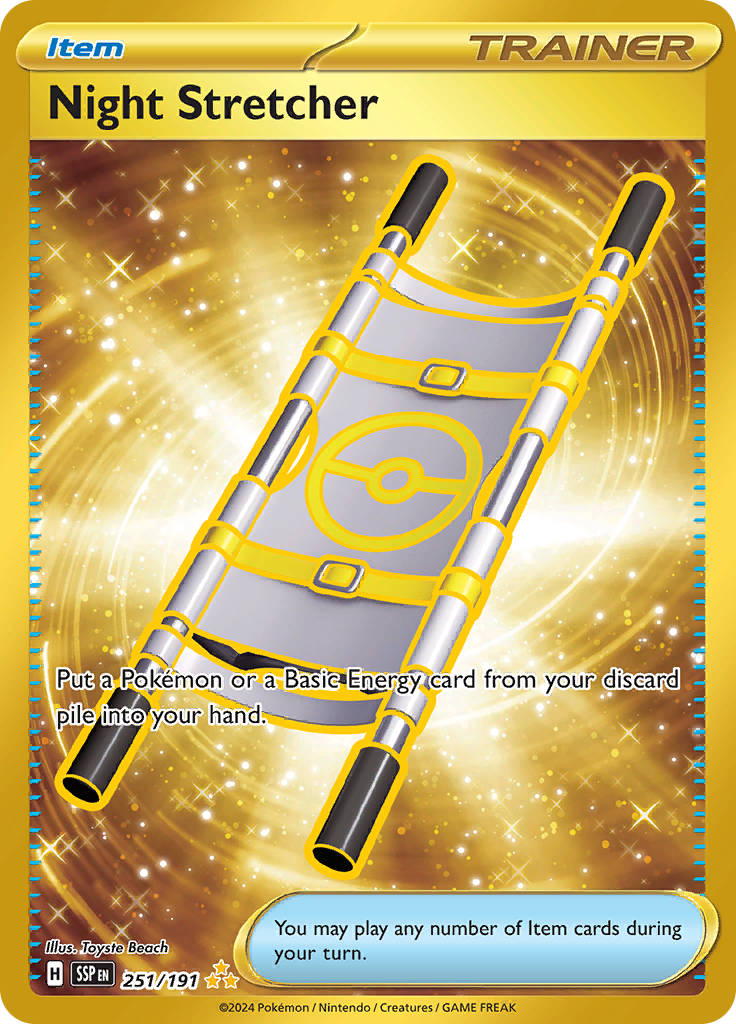 Night Stretcher - #251/191 - Pokémon Scarlet & Violet - Surging Sparks