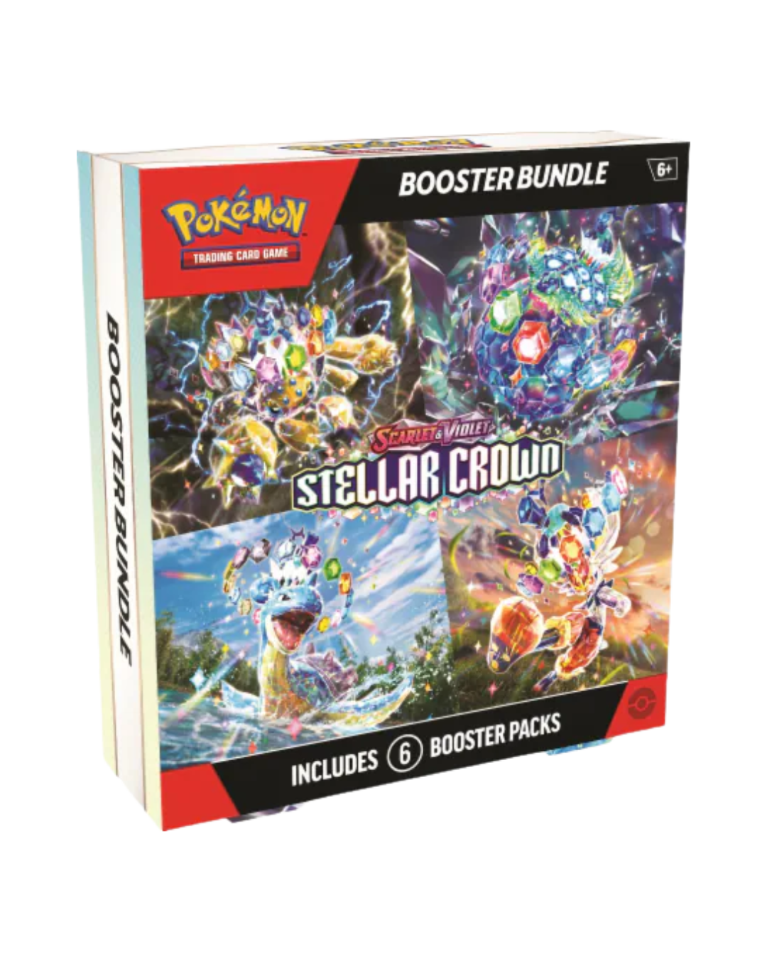 Pokémon Scarlet & Violet Stellar Crown Booster Bundle 6 paket – frontbild