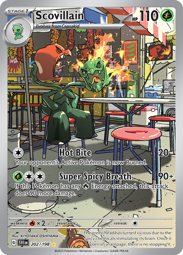 Scovillain - #202/198 - Pokémon Scarlet & Violet - Scarlet & Violet