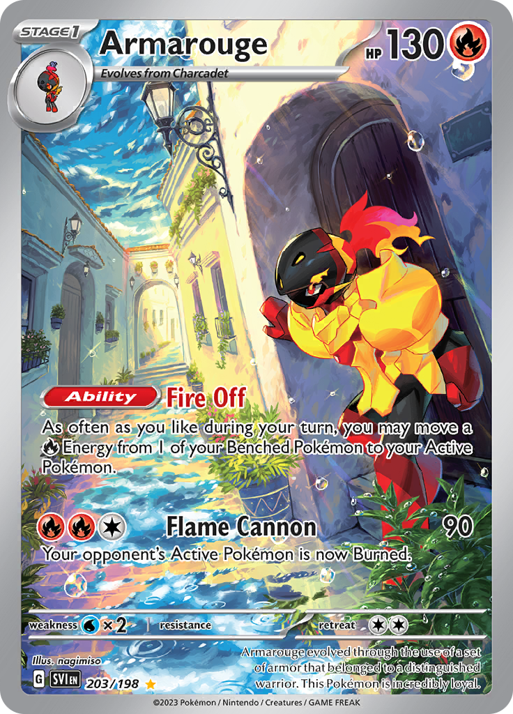 Armarouge - #203/198 - Pokémon Scarlet & Violet - Scarlet & Violet
