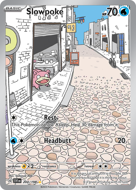Slowpoke - #204/198 - Pokémon Scarlet & Violet - Scarlet & Violet