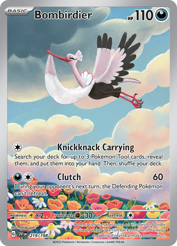 Bombirdier - #219/198 - Pokémon Scarlet & Violet - Scarlet & Violet