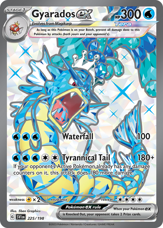 Gyarados ex - #225/198 - Pokémon Scarlet & Violet - Scarlet & Violet
