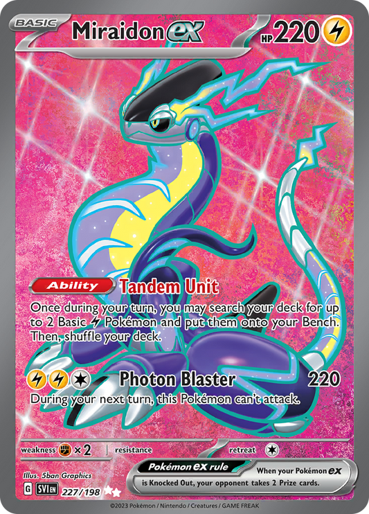 Miaridon ex - #227/198 - Pokémon Scarlet & Violet - Scarlet & Violet