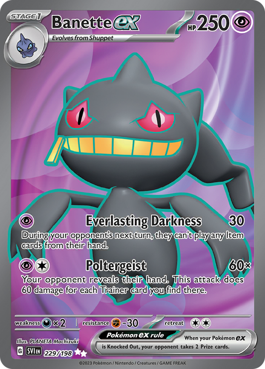 Banette ex - #229/198 - Pokémon Scarlet & Violet - Scarlet & Violet