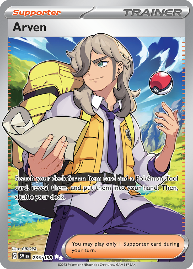 Arven - #235/198 - Pokémon Scarlet & Violet - Scarlet & Violet