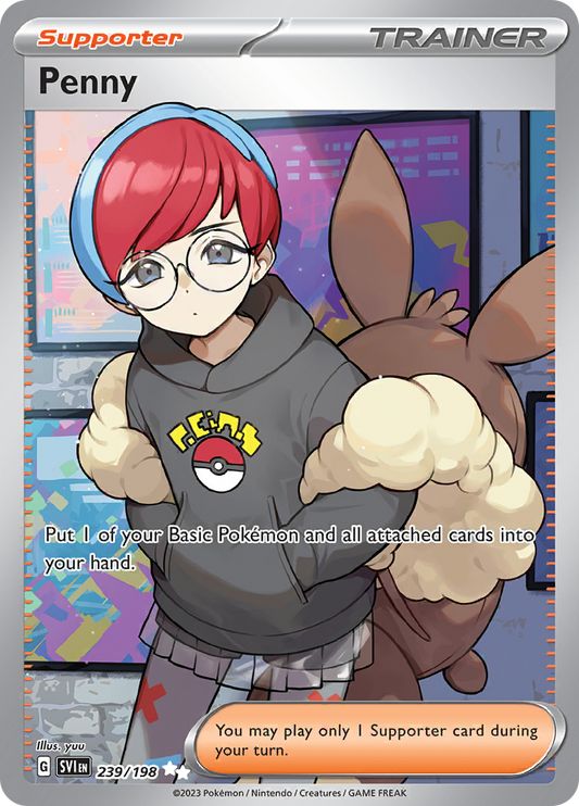 Penny - #239/198 - Pokémon Scarlet & Violet - Scarlet & Violet